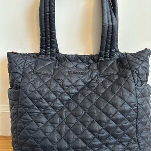 MZ Wallace BLACK quilted shouldered/crossbody bag.